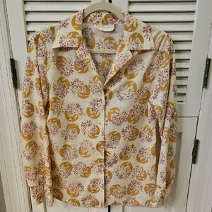 Floral Print Women's Blouse